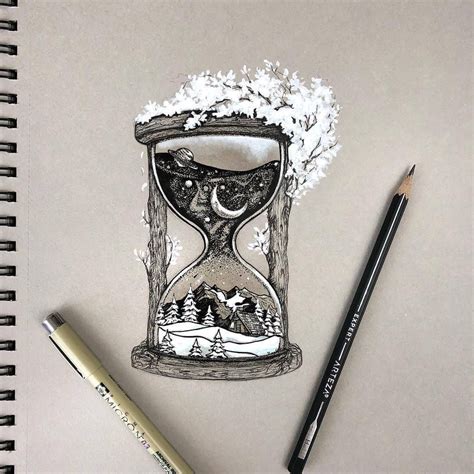 meaningful hourglass drawing|Symbolism of Hourglass and Its Meanings